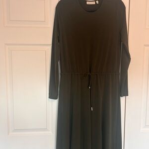 Olive Green Long Sleeve Dress